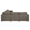 ACME Rylie Brown Linen Modular RF Chair with 2 Pillows Model LV03151