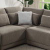 ACME Rylie Brown Linen Modular Wedge with 3 Pillows Model LV03153