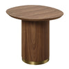 ACME Willene Ceramic Top & Dark Oak End Table Model LV03156