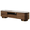 ACME Willene Ceramic Top & Dark Oak TV Stand with Ceramic Top Model LV03158
