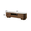 ACME Willene Ceramic Top & Dark Oak TV Stand with Ceramic Top Model LV03158