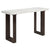 ACME Edwyn Natural Marble Top & Espresso Sofa Table with Natural Marble Top Model LV03207