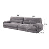 ACME Cadenza Gray Corduroy Sofa Model LV03260