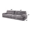 ACME Cadenza Gray Corduroy Loveseat Model LV03261