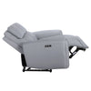 ACME Jeromie Gray Synthetic Leather Power Motion Sofa with USB Port Model LV03335