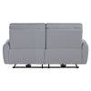 ACME Jeromie Gray Synthetic Leather Power Motion Sofa with USB Port Model LV03335