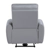 ACME Jeromie Gray Synthetic Leather Power Motion Recliner with USB Port Model LV03337