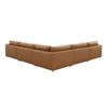 ACME Brighton Brown Top Grain Leather Modular LF Arm Chair Model LV03370