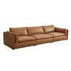 ACME Brighton Brown Top Grain Leather Modular LF Arm Chair Model LV03370