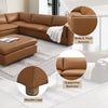 ACME Brighton Brown Top Grain Leather Modular LF Arm Chair Model LV03370