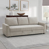 ACME Leira Beige Linen Sofa with Sleeper Model LV03490