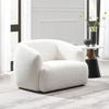 ACME Lucifer Black & White Shimmer Chenille Chair Model LV03527