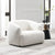 ACME Lucifer Black & White Shimmer Chenille Chair Model LV03527