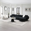 ACME Lucifer Black & White Shimmer Chenille Chair Model LV03527