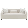 ACME Etienne Beige Linen Sofa with 3 Pillows Model LV03580