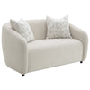 ACME Etienne Beige Linen Loveseat with 2 Pillows Model LV03581