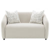 ACME Etienne Beige Linen Loveseat with 2 Pillows Model LV03581