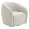 ACME Etienne Beige Linen Chair with Swivel Model LV03582