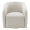 ACME Etienne Beige Linen Chair with Swivel Model LV03582