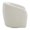 ACME Etienne Beige Linen Chair with Swivel Model LV03582