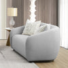 ACME Etienne Gray Linen Loveseat with 2 Pillows Model LV03591