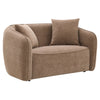 ACME Keith Brown Chenille Loveseat with 2 Pillows Model LV03601