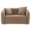ACME Keith Brown Chenille Loveseat with 2 Pillows Model LV03601