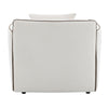ACME Yolanda Beige Chenille Chair with Pillow Model LV03607