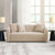 ACME Keith Beige Chenille Sofa with 3 Pillows Model LV03610