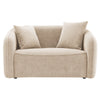 ACME Keith Beige Chenille Loveseat with 2 Pillows Model LV03611