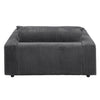 ACME Hilde Dark Gray Cordoury Chaise with 2 Pillows Model LV03691