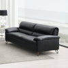 ACME Eilene Black Top Grain Leather Loveseat Model LV03701