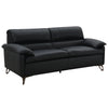 ACME Eilene Black Top Grain Leather Loveseat Model LV03701