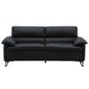 ACME Eilene Black Top Grain Leather Loveseat Model LV03701