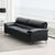ACME Eilene Black Top Grain Leather Loveseat Model LV03701