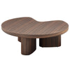 ACME Yoab Smoked Oak & Light Gray High Gloss Coffee Table Model LV03755