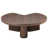 ACME Yoab Smoked Oak & Light Gray High Gloss Coffee Table Model LV03755
