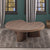 ACME Yoab Smoked Oak & Light Gray High Gloss Coffee Table Model LV03755