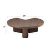 ACME Yoab Smoked Oak & Light Gray High Gloss Coffee Table Model LV03755