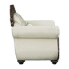 ACME Pierce Beige Fabric & Cherry Chair with Pillow Model LV03832