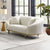 ACME Martina Ivory Velvet Loveseat with 2 Pillows Model LV03851