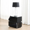 ACME Drisana Black Mirrored End Table Model LV03866