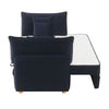 ACME Irina Blue Velvet Sofa with Sleeper & 3 Pillows Model LV03890