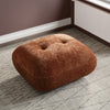 ACME Carrick Rust Brown Chenille Ottoman Model LV03921