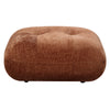 ACME Carrick Rust Brown Chenille Ottoman Model LV03921