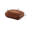 ACME Carrick Rust Brown Chenille Ottoman Model LV03921