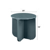 ACME Lamond Teal High Gloss End Table Model LV03926