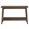 ACME Lamonte Walnut Sofa Table with Shelf Model LV04038