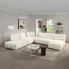 ACME Loanna Beige Linen Modular Loveseat Model LV04042