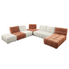 ACME Loanna Beige Linen Modular Loveseat Model LV04042